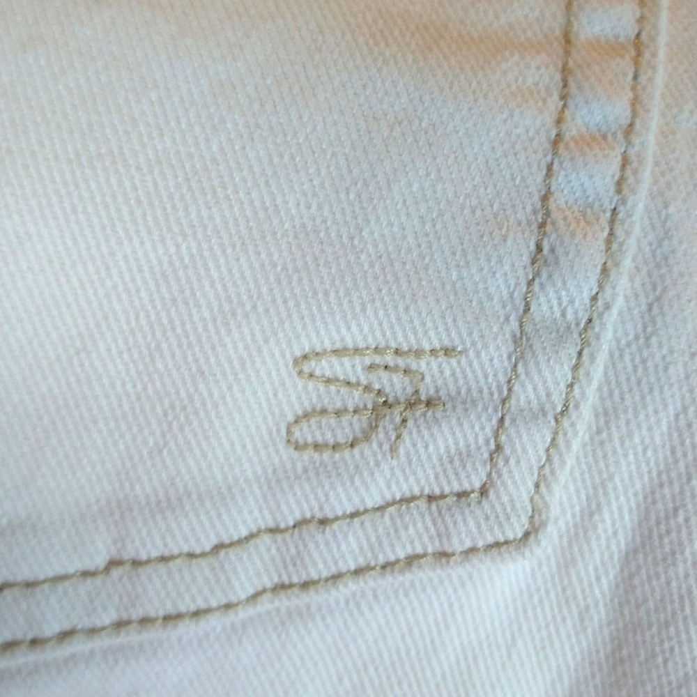 Seven7 Slim Straight Jeans In Bone - Picture 14 of 14